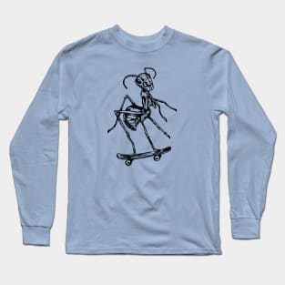 SEEMBO Ant Skater Skateboarding Skateboard Skate Skateboarder Long Sleeve T-Shirt